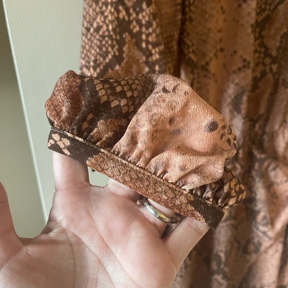 Drew snakeskin dress • Women’s Large - Picture 3 of 9